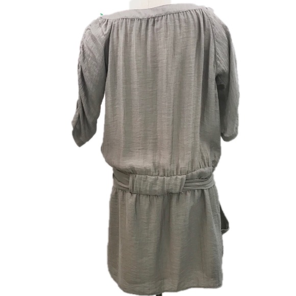 The Limited Blouson Dress Short Medium Linen Rayon - Picture 3 of 10